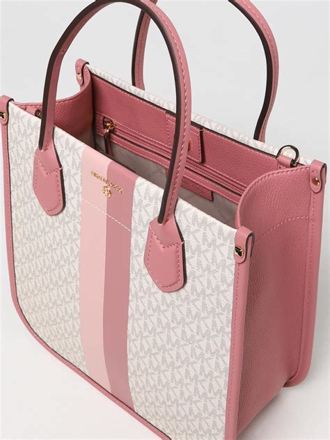 pink michael kors monogram bag|Michael Kors large monogram tote.